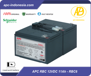 Baterai APC RBC 12VDC 11Ah lead-acid – RBC6
