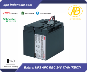 Spesifikasi & Harga Baterai UPS APC RBC 24V 17Ah (RBC7)