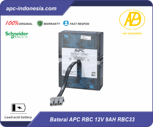 Spesifikasi Baterai APC RBC 12V 9AH RBC33 | APC Indonesia