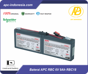 Baterai APC RBC 6V 9Ah RBC18 | APC Indonesia