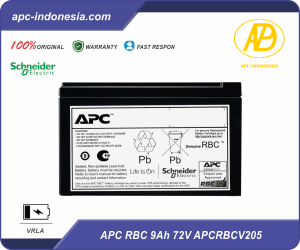 Battery VRLA APC RBC 9Ah 72V DC APCRBCV205