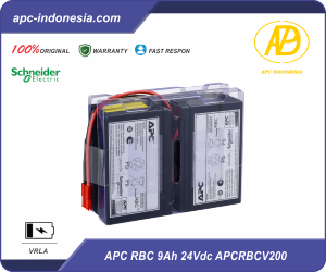 Spesifikasi APC RBC VRLA 9Ah 24Vdc APCRBCV200